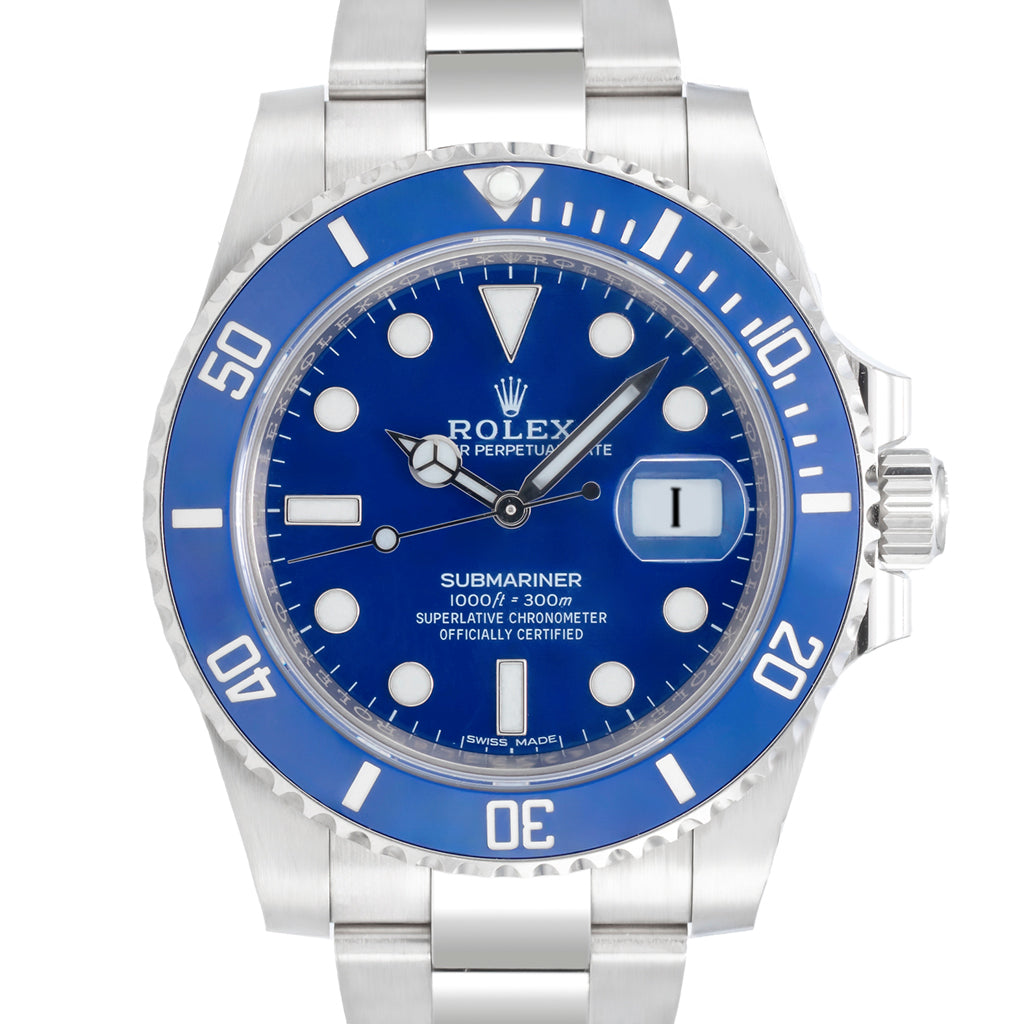 Rolex Oyster Perpetual Submariner Date "Smurf" Ref. 116619LB LC100