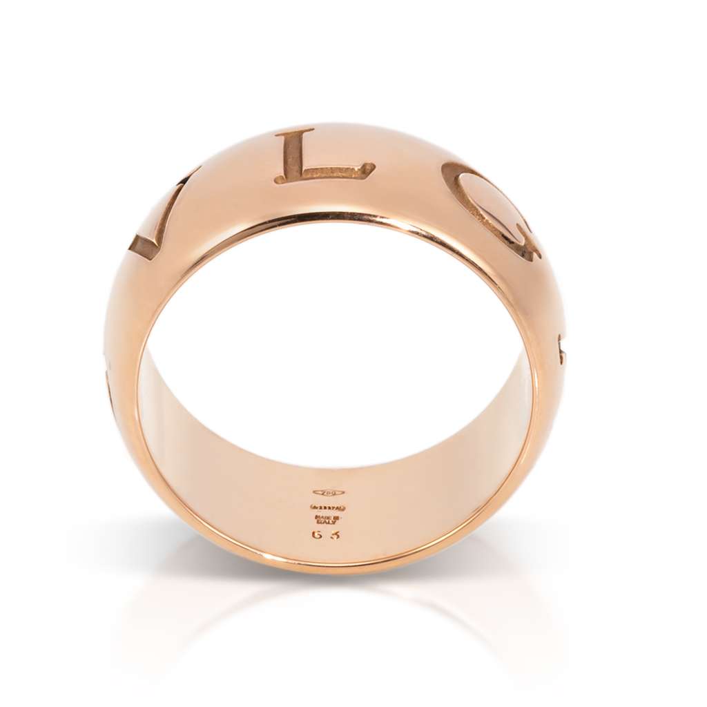 Bulgari Monologo Ring 18kt Rosegold Gr.63