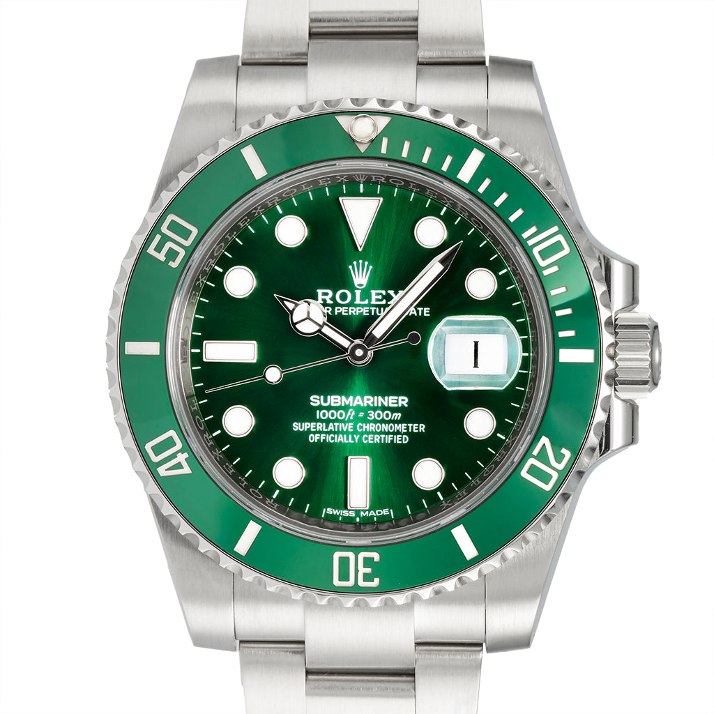Rolex Oyster Perpetual Submariner Date "Hulk" Ref. 116610LV LC100 Neue Karte