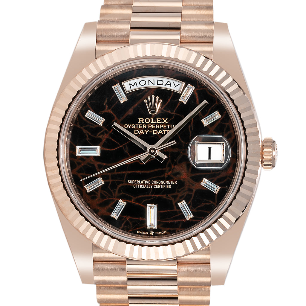 Oyster Perpetual Day-Date “Iron Pebble Dial” 